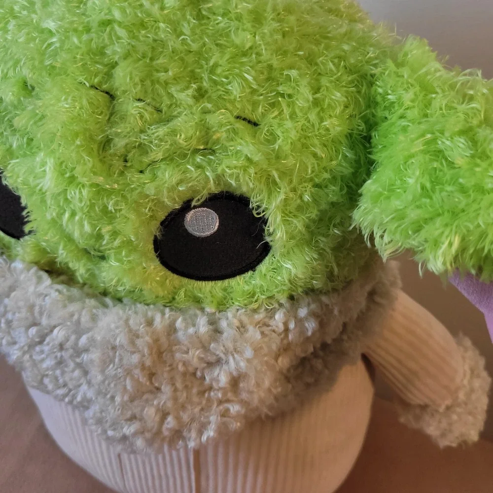 Grogu Plush Talking Baby Yoda Mandalorian Star Wars Pillow Squishy Soft Plushie.
